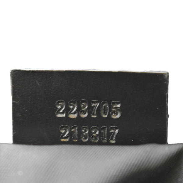 GUCCI Interlocking G Coated Canvas Backpack Black 223705