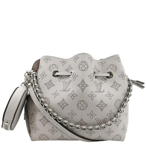 LOUIS VUITTON Bella Mahina Calf Leather Crossbody Bag Brume