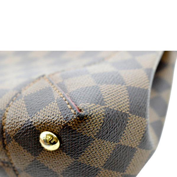 Louis Vuitton Caissa Chain Damier Ebene Shoulder Bag - Corner