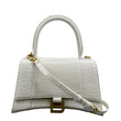 BALENCIAGA Crocodile Embossed Leather Bag for Women