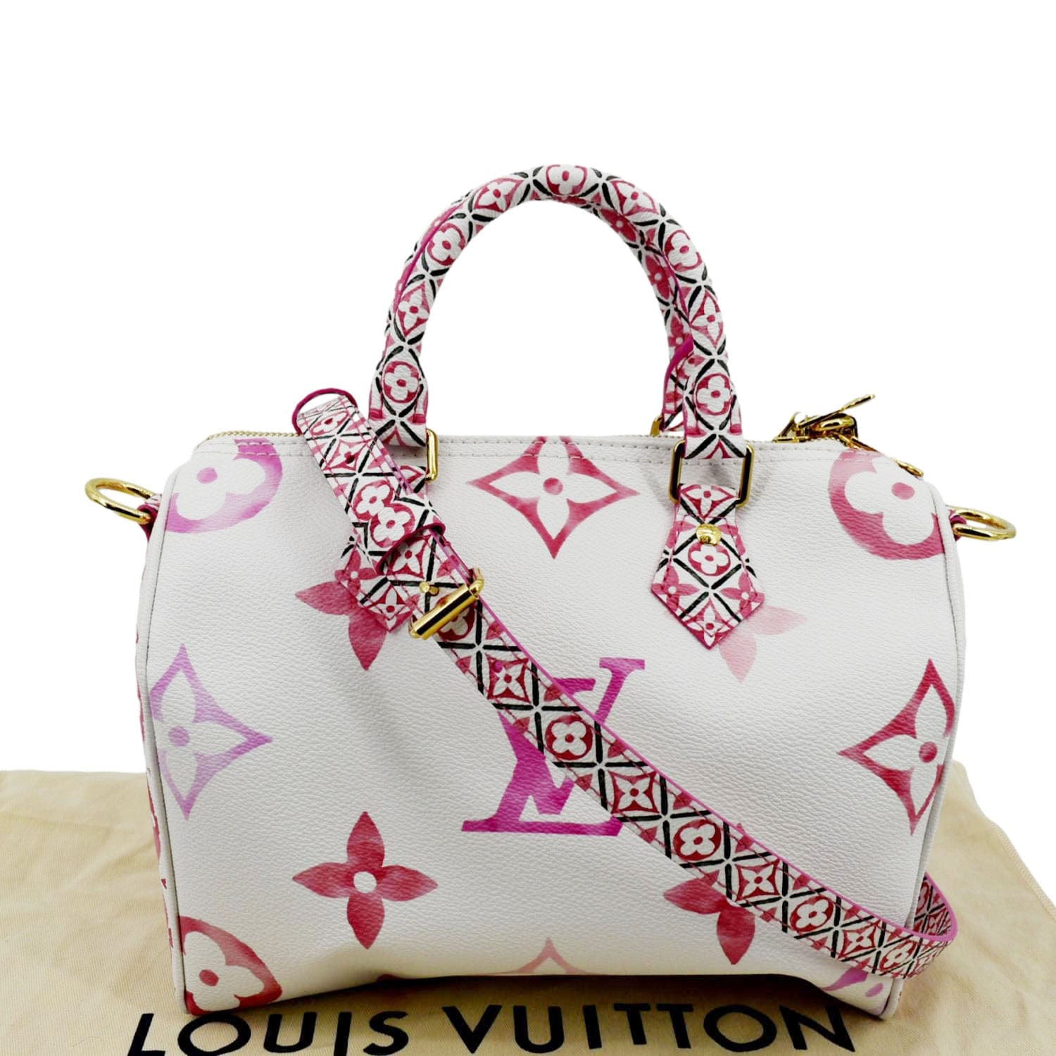Louis Vuitton Speedy Bandouliere 25 Pink