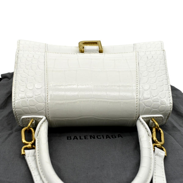 BALENCIAGA Crocodile Embossed Leather Bag for Women