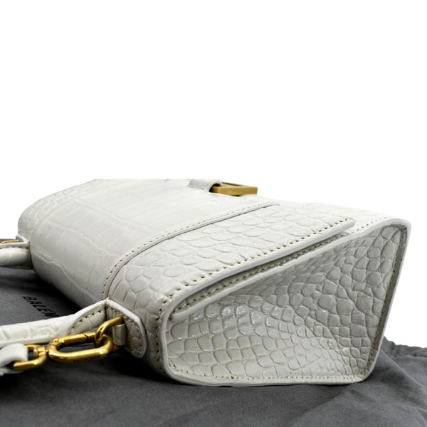 BALENCIAGA Crocodile Embossed Leather Bag for Women