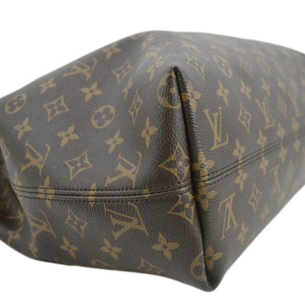 LOUIS VUITTON Graceful MM Monogram Canvas Shoulder Bag Brown