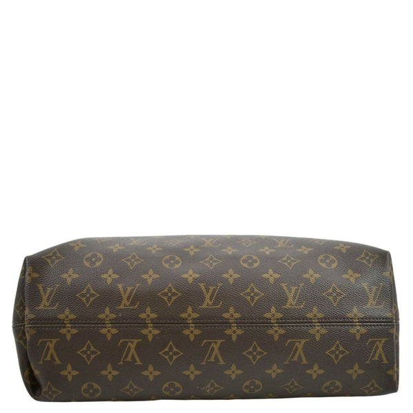 LOUIS VUITTON Graceful MM Monogram Canvas Shoulder Bag Brown