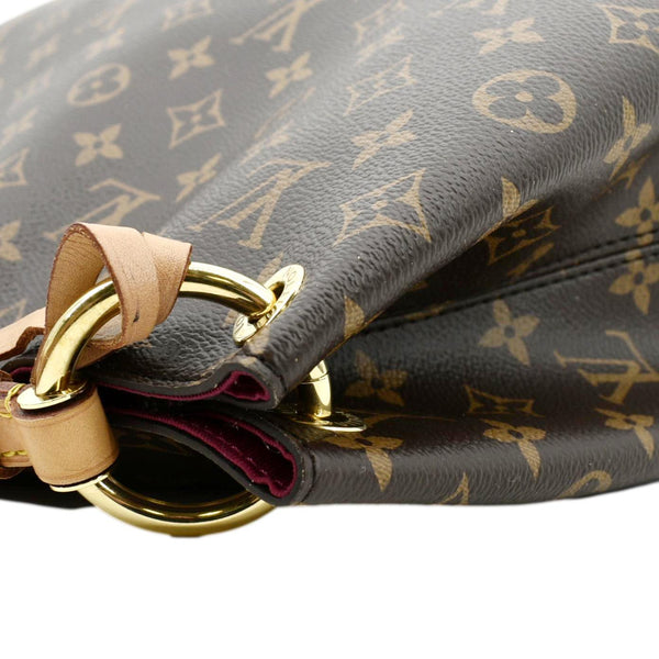 LOUIS VUITTON  Graceful MM Monogram Canvas Shoulder Bag Brown