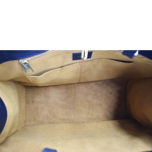 LOUIS VUITTON Onthego GM Monogram Empreinte Leather Tote Shoulder Bag Black