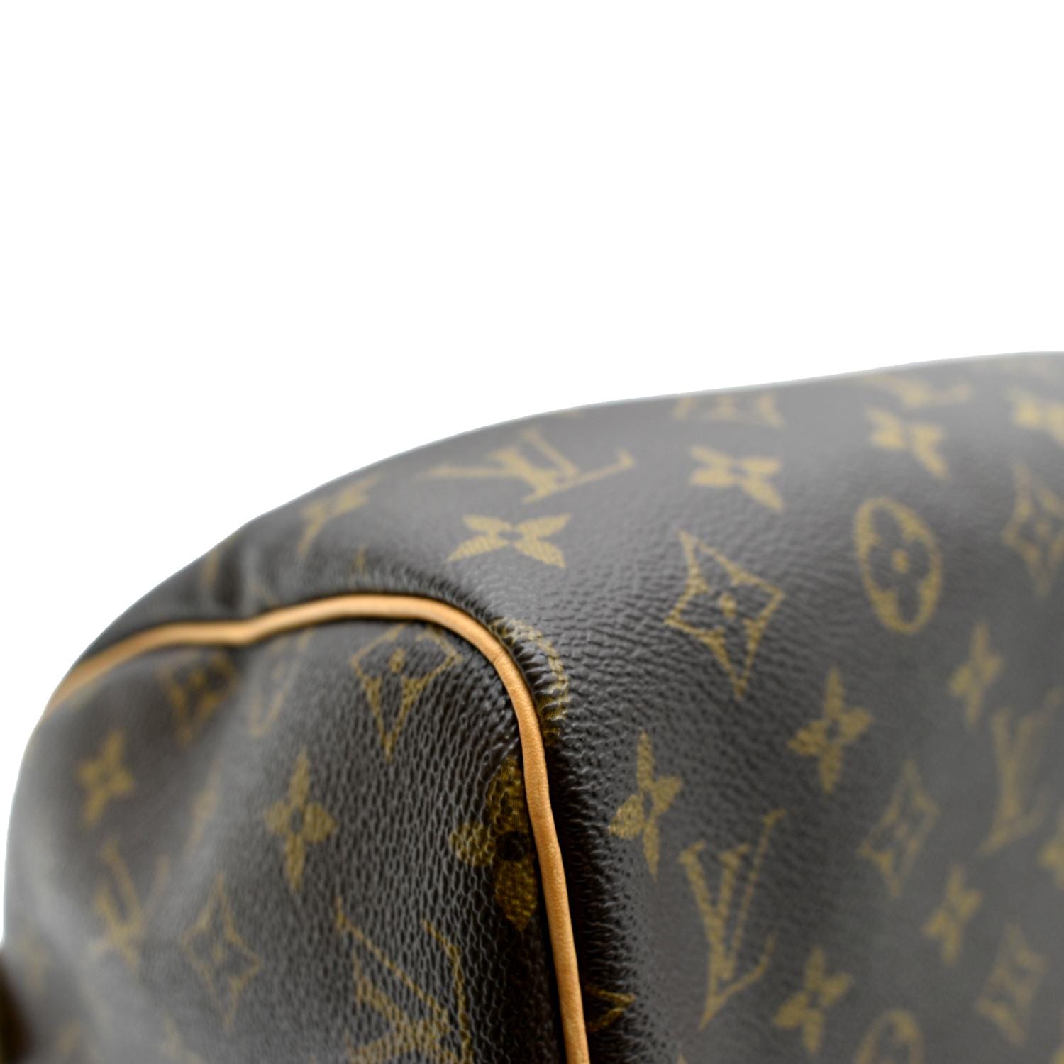 Speedy leather handbag Louis Vuitton Brown in Leather - 36560808
