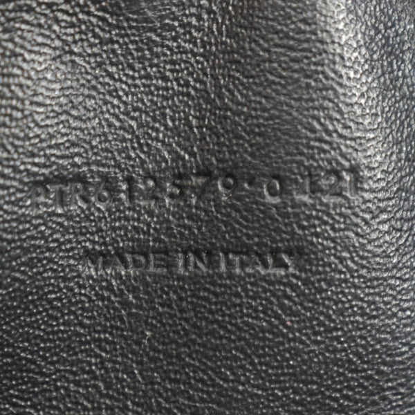 YVES SAINT LAURENT Lou Chevron Leather Camera Crossbody Bag Black