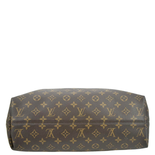 LOUIS VUITTON Graceful MM Monogram Canvas Shoulder Bag Brown