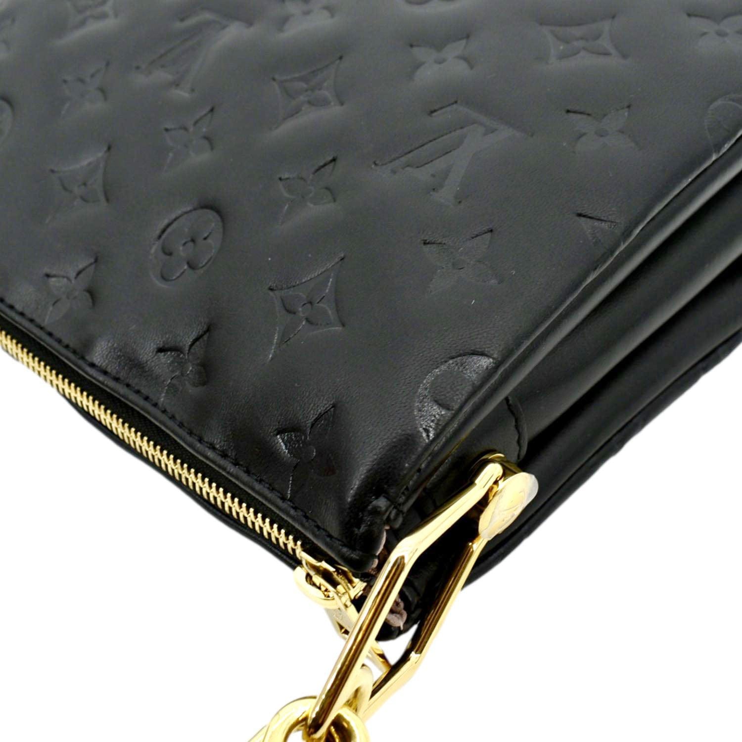 Louis Vuitton Coussin PM Glazed Black in Calfskin Leather with Gold-tone -  US