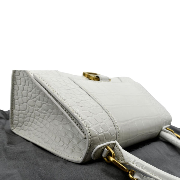 BALENCIAGA Crocodile Embossed Leather Bag for Women