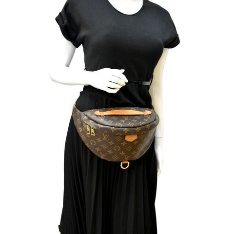 LOUIS VUITTON Monogram Canvas Bumbag Brown