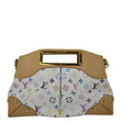 LOUIS VUITTON Judy MM Monogram Canvas Shoulder Bag White