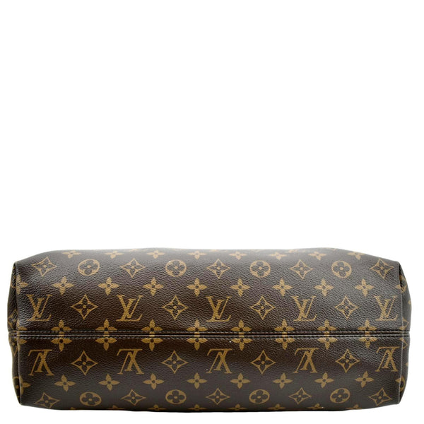 LOUIS VUITTON  Graceful MM Monogram Canvas Shoulder Bag Brown