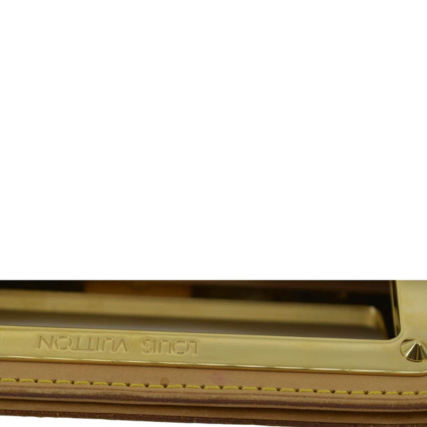 LOUIS VUITTON Judy MM Monogram Canvas Shoulder Bag White