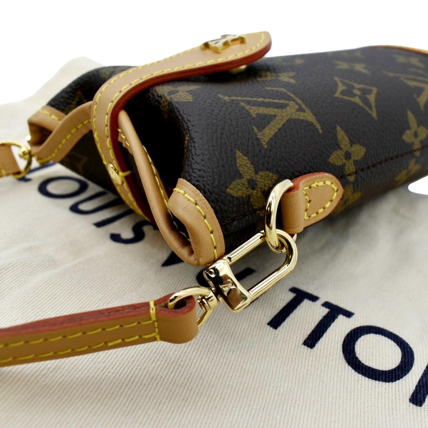 Louis Vuitton Fold Me Pouch Monogram Brown