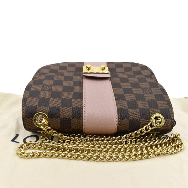 LOUIS VUITTON Wight Damier Ebene Shoulder Crossbody Bag Magnolia