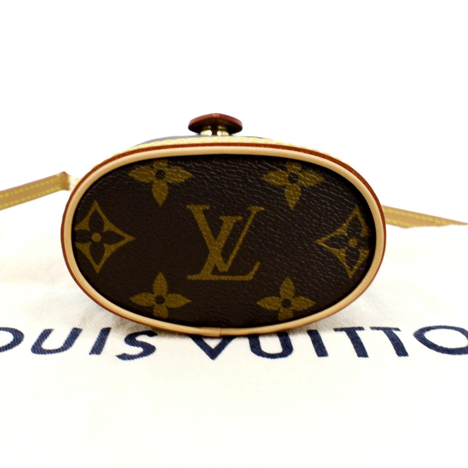 Authentic LOUIS VUITTON Round Coin Purse Vintage Louis 