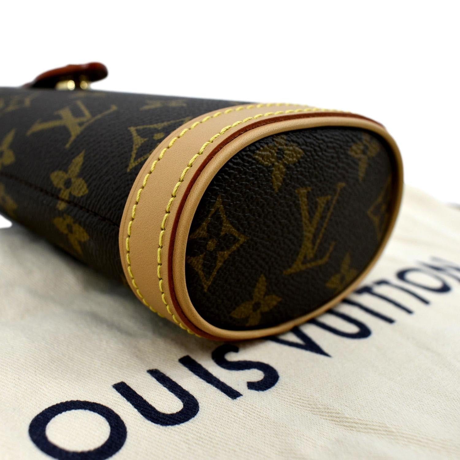 Louis Vuitton Brown/Tan Monogrammed Leather Designer Purse