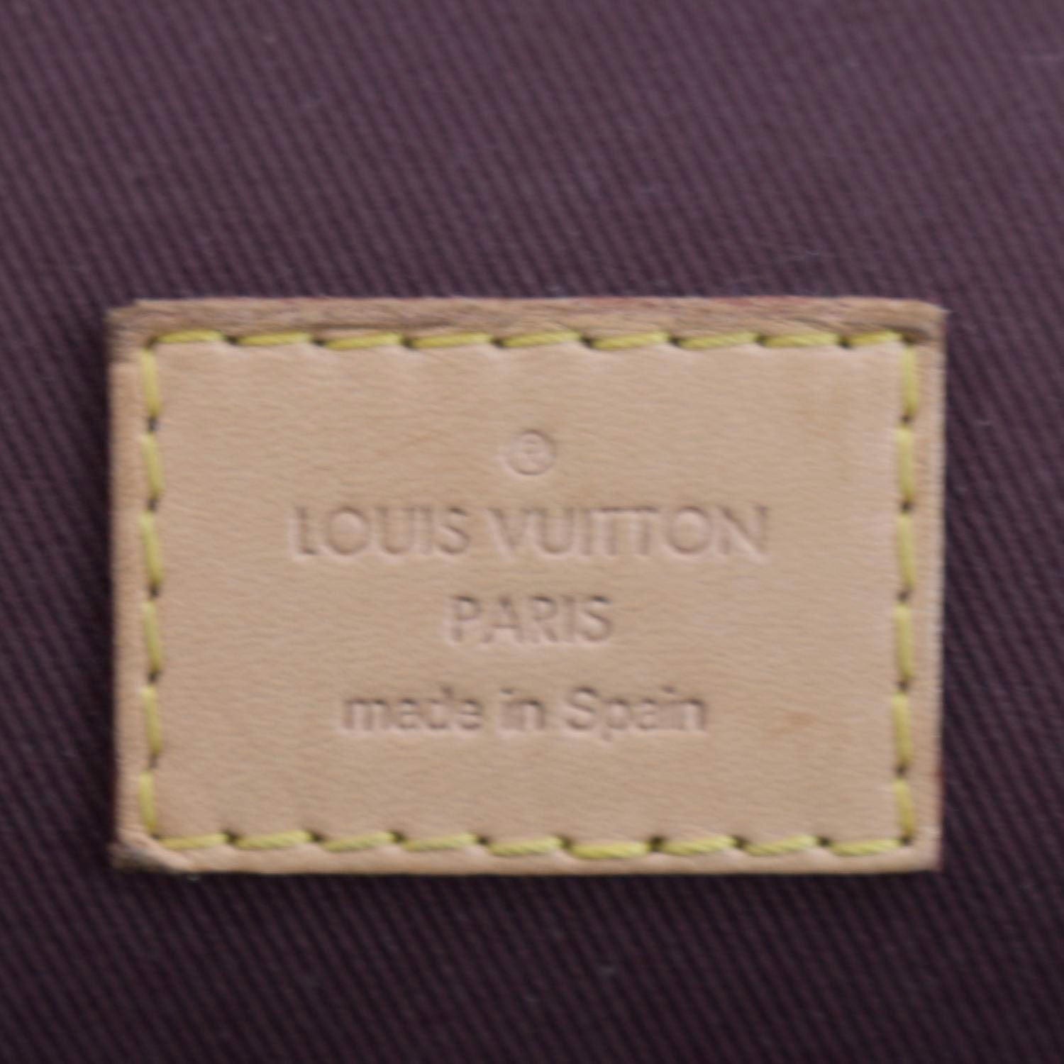 LOUIS VUITTON Cluny MM Monogram Canvas Shoulder Bag Brown