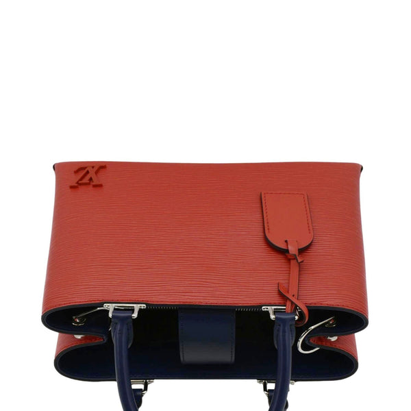 LOUIS VUITTON Kleber Epi Leather Shoulder Bag Red