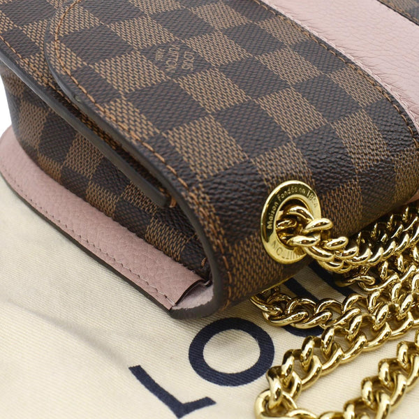 LOUIS VUITTON Wight Damier Ebene Shoulder Crossbody Bag Magnolia