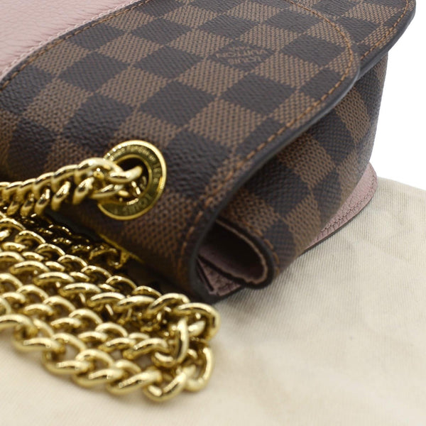 LOUIS VUITTON Wight Damier Ebene Shoulder Crossbody Bag Magnolia