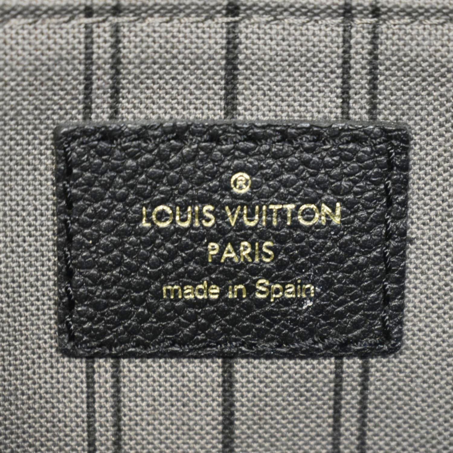 louis vuitton black backpack women& 39 LOUIS VUITTON Sorbonne Monogram Empreinte Leather Backpack Black