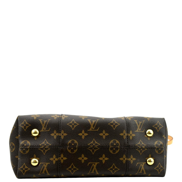 LOUIS VUITTON Melie Monogram Canvas Hobo Bag Brown
