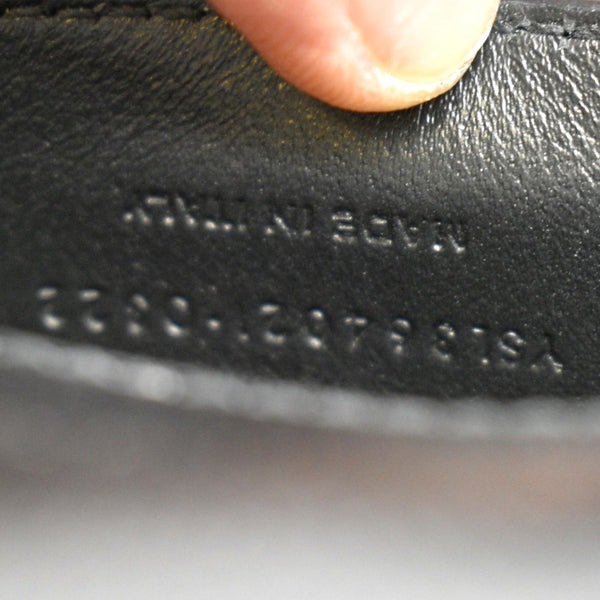 YVES SAINT LAURENT Kate Leather Chain Clutch Crossbody Bag Black