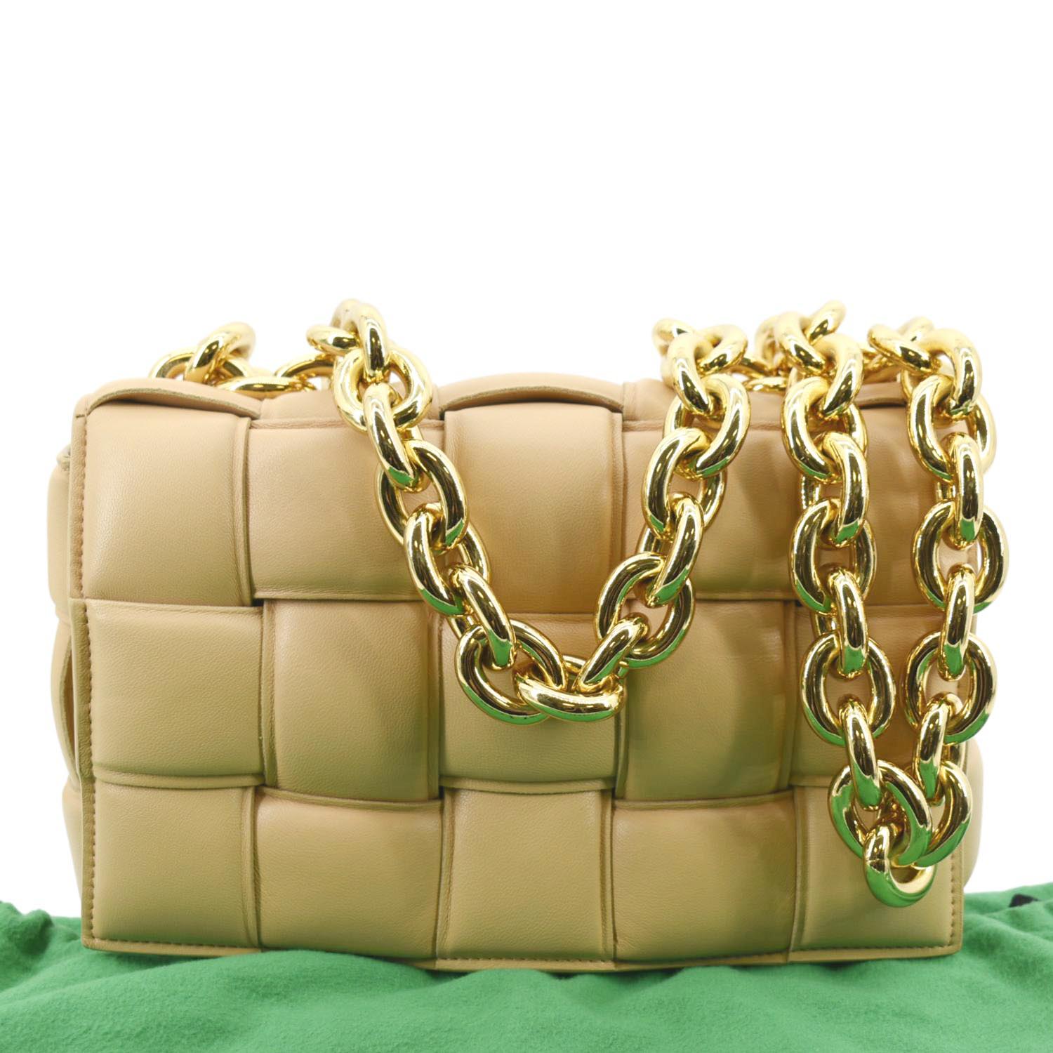 Bottega Veneta Chain Cassette Padded Leather Crossbody Bag