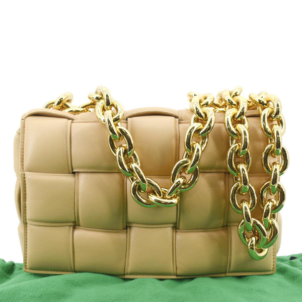 Bottega Veneta Chain Cassette Leather Crossbody Bag - Back
