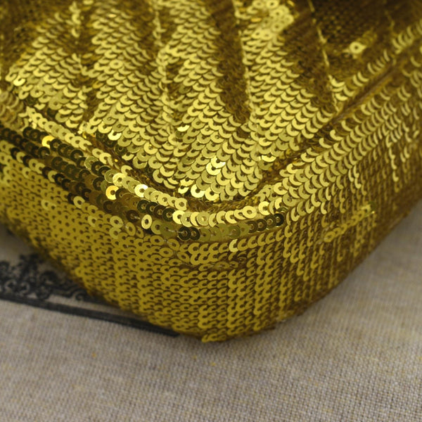 Gucci GG Mini Marmont Sequin Shoulder Bag Gold - Bottom right