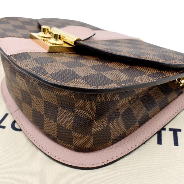 LOUIS VUITTON Wight Damier Ebene Shoulder Crossbody Bag Magnolia