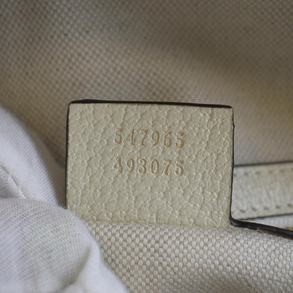 GUCCI Ophidia GG Flora Small Supreme Canvas Backpack Bag Beige 547965