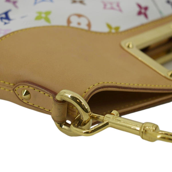 LOUIS VUITTON Judy MM Monogram Canvas Shoulder Bag White