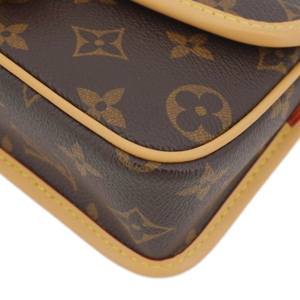 LOUIS VUITTON Nano Diane Monogram Canvas Shoulder Bag Brown