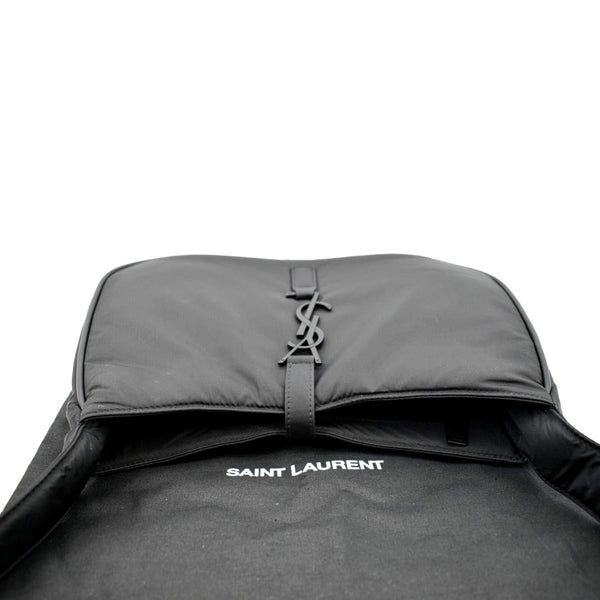 YVES SAINT LAURENT Le 5 A 7 Re-Nylon Crossbody Bag Black