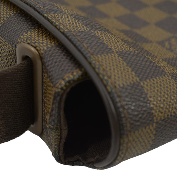 LOUIS VUITTON Brooklyn MM Damier Ebene Shoulder Bag Brown