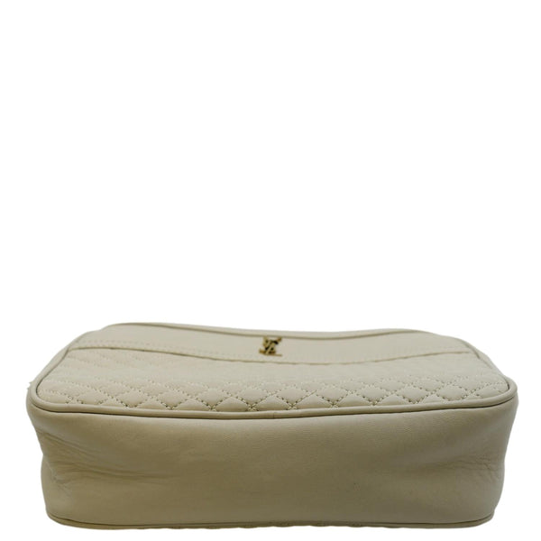 YVES SAINT LAURENT Victoire Camera Shoulder Bag Creme