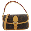 LOUIS VUITTON Nano Diane Monogram Canvas Shoulder Bag Brown