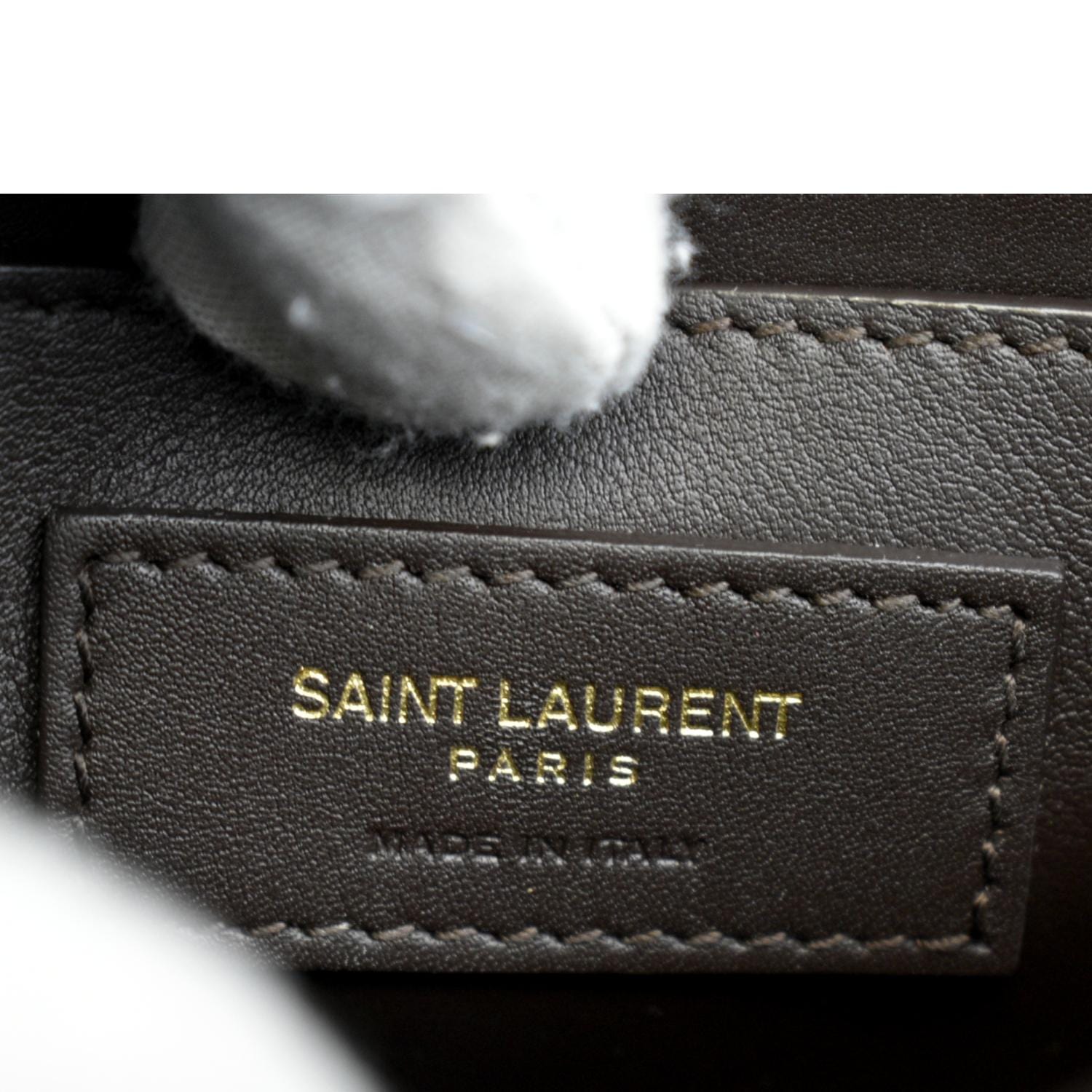 Saint Laurent Authenticated Leather Clutch Bag