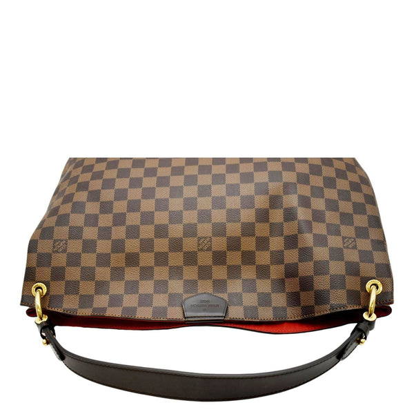 LOUIS VUITTON Graceful MM Damier Ebene Shoulder Bag Brown