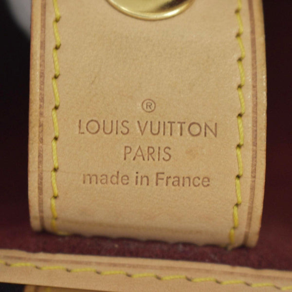 LOUIS VUITTON Judy MM Monogram Canvas Shoulder Bag White