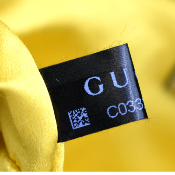 Gucci GG Mini Marmont Sequin Shoulder Bag Gold - Tag