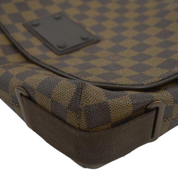 LOUIS VUITTON Brooklyn MM Damier Ebene Shoulder Bag Brown