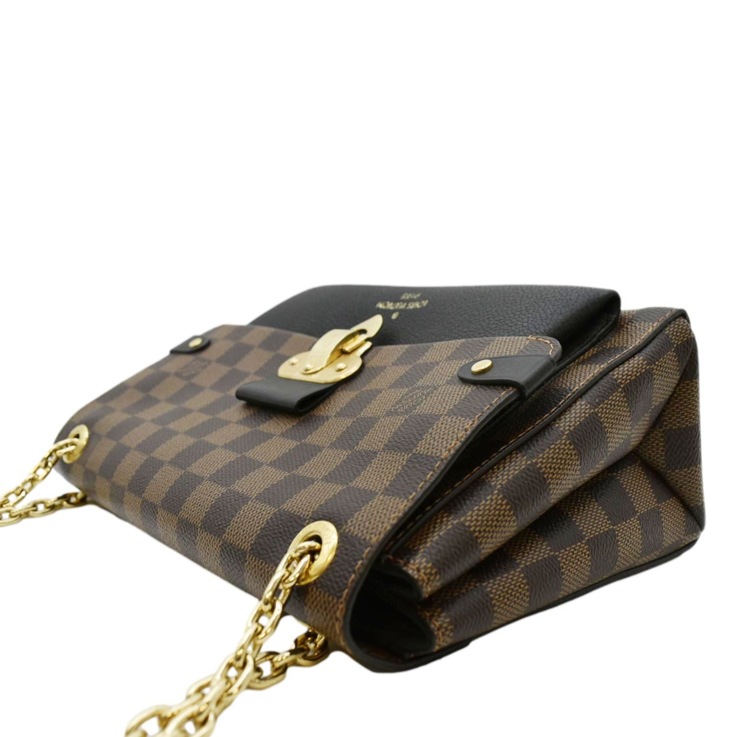 Vavin leather crossbody bag Louis Vuitton Brown in Leather - 21443256