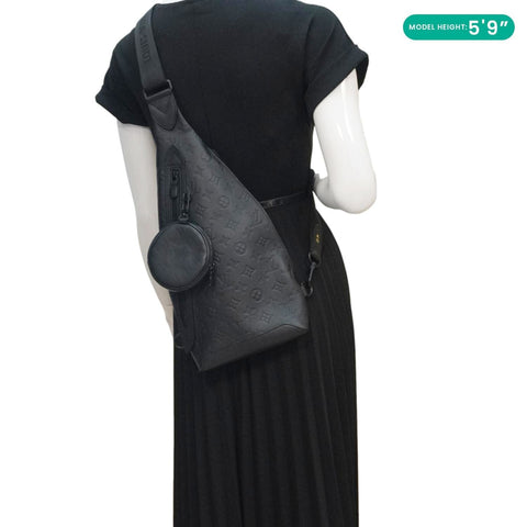 LOUIS VUITTON Duo Sling Bag Taigarama – Model Wearing