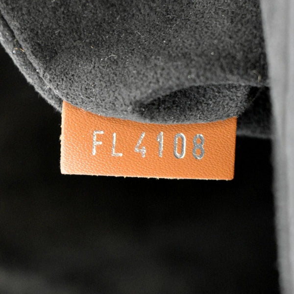 LOUIS VUITTON Twist Epi Leather Bucket Crossbody Bag Black